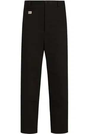 Dolce & Gabbana Logo-plaque trousers