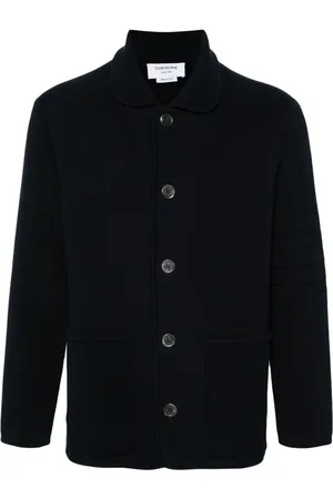 Thom Browne 4-Bar piqué-weave jacket