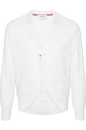 Thom Browne 4-Bar silk cardigan