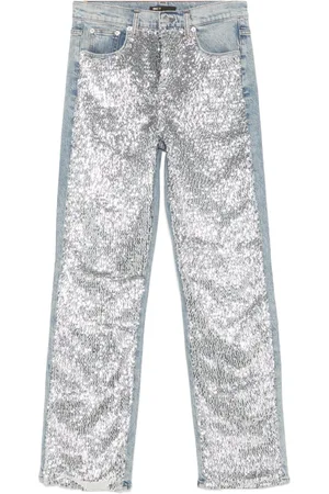 Maje Sequin-embellished jeans