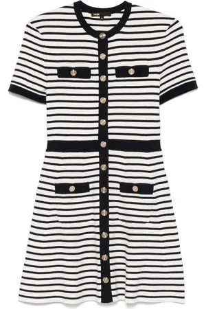 Maje Striped mini dress