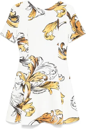VERSACE Barocco-print mini dress