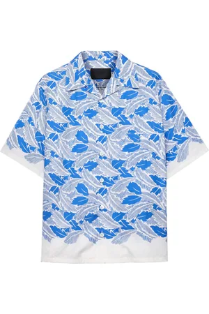 Prada Short-sleeved cotton shirt