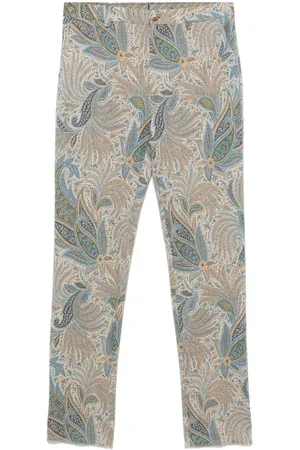 Etro Paisley-print tapered trousers