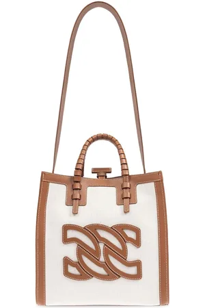 Casadei Logo-patch tote bag
