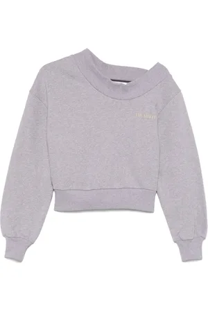 The Attico Mélange-effect sweatshirt