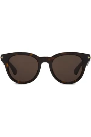 Burberry Logo Bar Round sunglasses