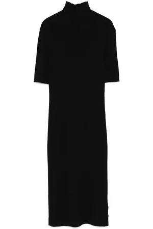 Calvin Klein Mock-neck knitted mini dress