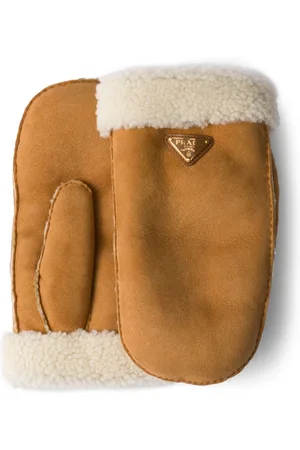 Prada Suede mittens