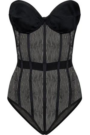 ROOM76 Sweetheart neck bodysuit