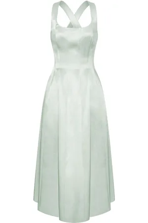 Serafini Satin midi dress