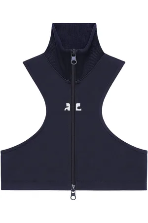 Courrèges Scuba-jersey crop top