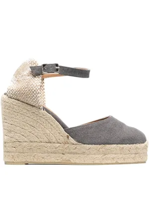 Castaner Woven wedge-heel espadrilles