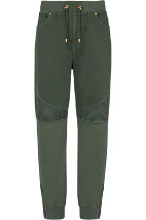 Balmain Jersey-panelled jeans