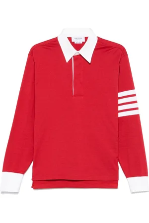 Thom Browne 4-Bar stripe polo shirt