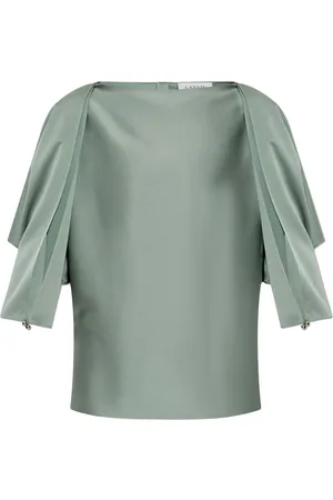 Lanvin Satin-finish blouse