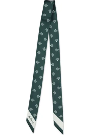 MULBERRY Small Skinny Tree-print scarf