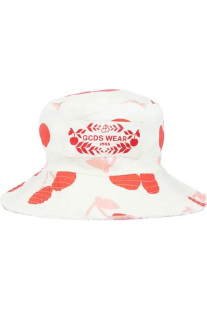GCDS Cherry-print bucket hat