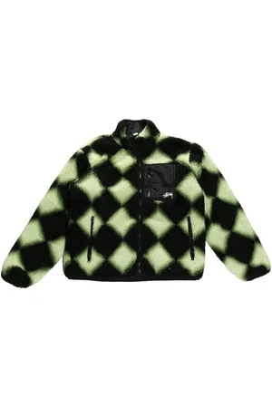 STUSSY Diamond-pattern jacket