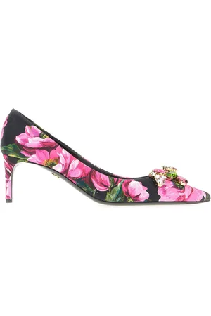 Dolce & Gabbana Floral-print pumps