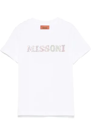 Missoni Logo-rhinestone T-shirt