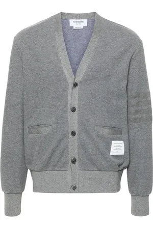 Thom Browne V-neck cotton cardigan