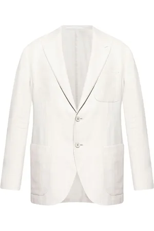 ELEVENTY Striped pattern blazer