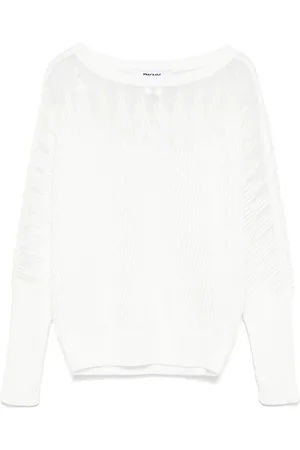 DKNY Sheer-panels sweater