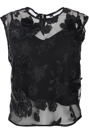 ROTATE Mesh flower top
