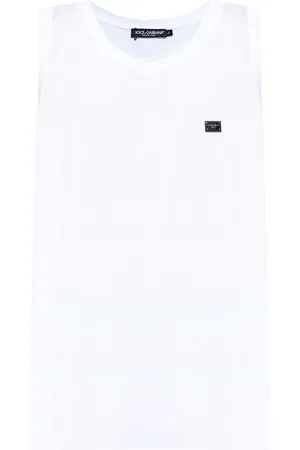 Dolce & Gabbana Logo-patch tank top