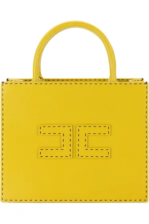 Elisabetta Franchi Small contrasting topstitching tote bag