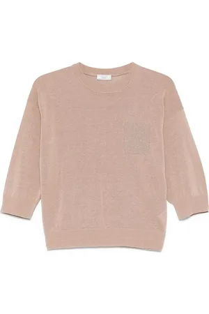 PESERICO SIGN Bead-detailing sweater