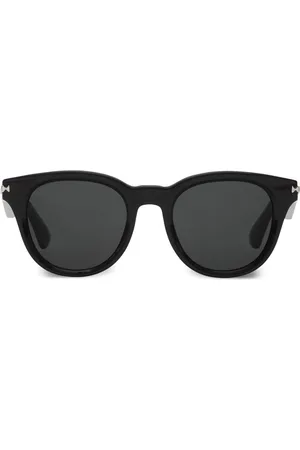 Burberry Logo Bar Round sunglasses