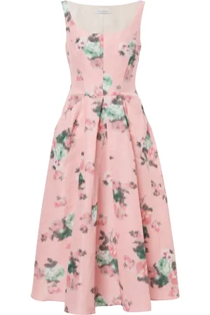 Serafini Floral midi dress