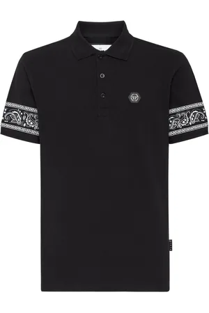 Philipp Plein Paisley Gothic Plein polo shirt