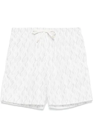 ELEVENTY Geometric-print swim shorts