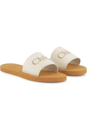 Chloé Logo-print flip flops