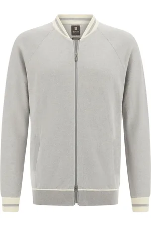 Boggi Milano Fine-knit bomber jacket