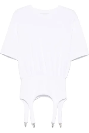 Fiorucci Suspenders-detailed T-shirt