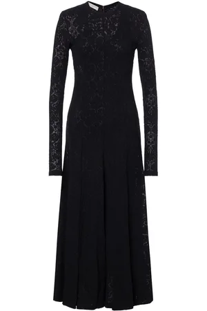 Serafini Semi-sheer jacquard dress