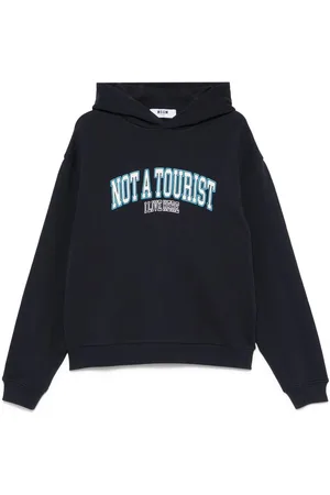 Msgm Not A Tourist-patch hoodie