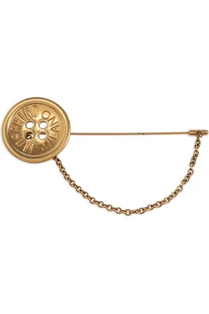 Moschino Button brooch