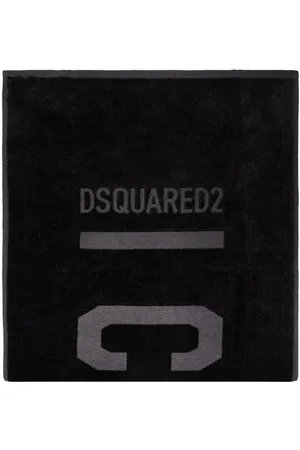 Dsquared2 Debossed-logo cotton beach towel