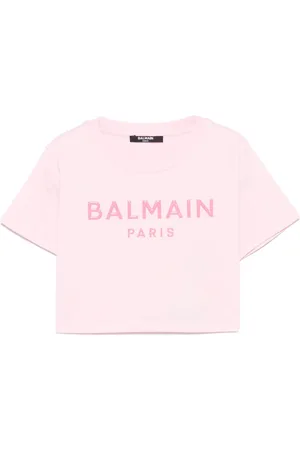 Balmain Logo-appliqué T-shirt