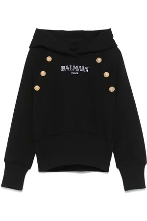 Balmain Logo-embroidered hoodie