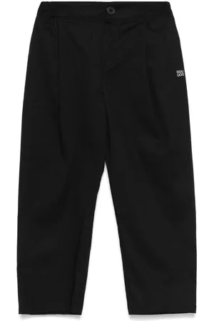 DOUUOD KIDS Logo-print trousers