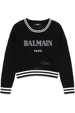 Balmain Logo-embroidered sweater