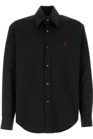 Alexander McQueen Embroidered logo shirt