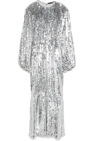 ROTATE Sequined maxi dress