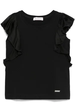 MONNALISA Ruffled-trim tank top